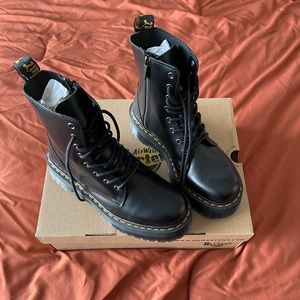 JADON SMOOTH LEATHER PLATFORM BOOTS